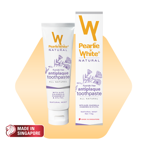 [Expiry Jan 2024] Pearlie White All Natural Antiplaque Toothpaste 110gm
