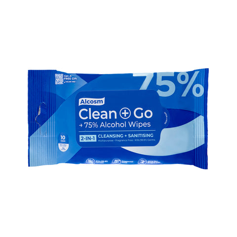 Alcosm Disinfectant Wipes 10s